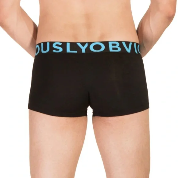 NWOT Obviously Everyman Trunks, Black, L - Picture 3 of 6